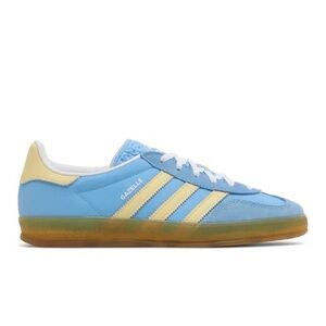 Adidas Gazelle Light Blue and Cream Sneakers